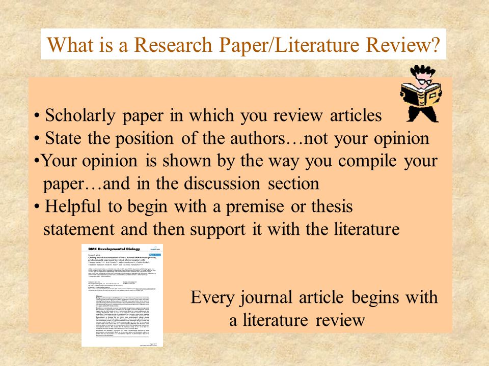 Writing a Research Paper